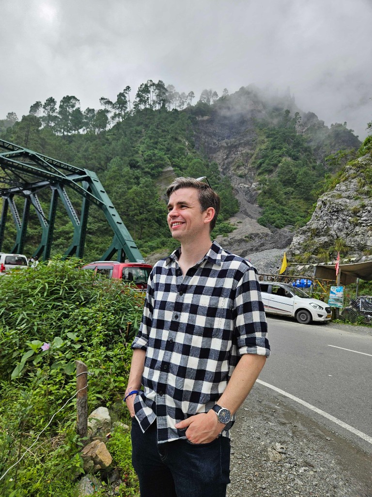 Thomas in the mountains